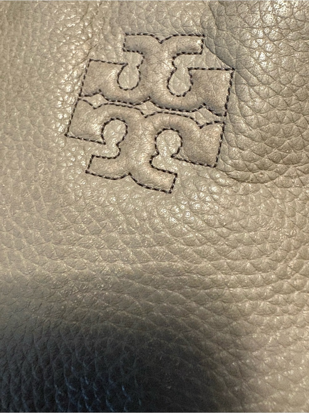 TORY BURCH Thea Convertible Leather Tote, gray - Picture 11 of 11